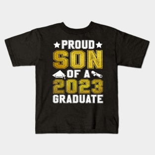 Proud Son Of A 2023 Graduate Senior Graduation Kids T-Shirt